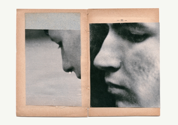 Katrien De Blauwer, Cinematic cuts #2, collage on paper