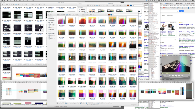 Screenshot from Penelope Umbrico's computer